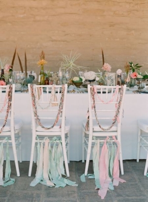 Ocean Inspired Wedding Chairs