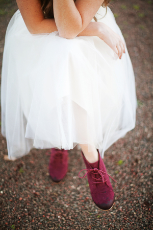 Berry Colored Booties