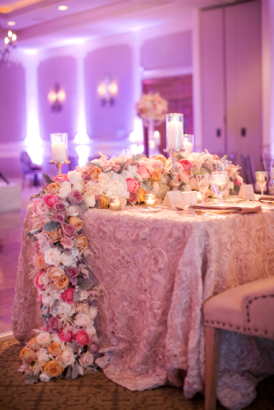 Glamorous Floral Table Garland