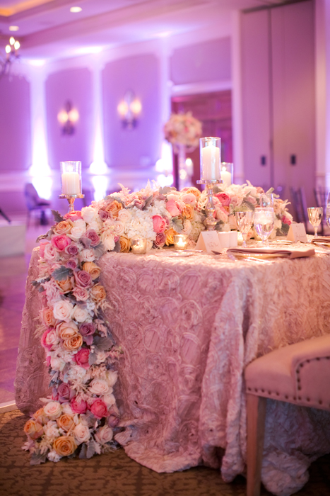 Glamorous Floral Table Garland