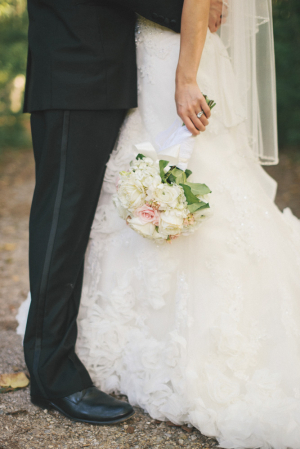 Pale Pink and White Bridal Bouquet
