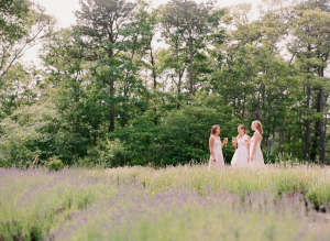 Girls in Lavender Field