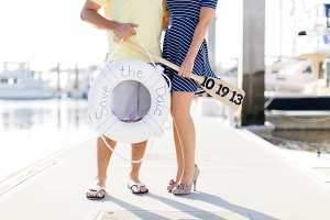 Nautical Save the Date Announcement