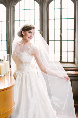 Old Hollywood Style Wedding Gown