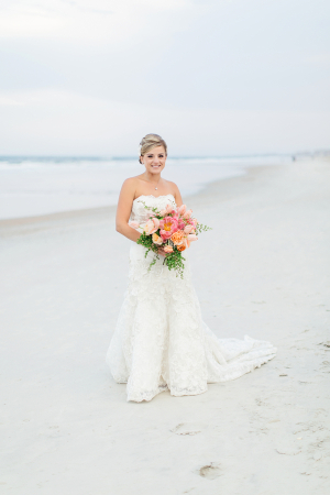 Beach Bridal Portrait From Brooke Images