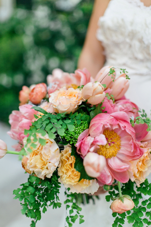 Pink and Green Spring Bouquet