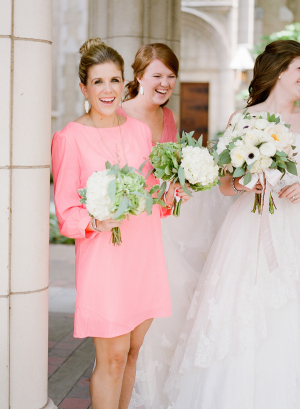 Bubblegum Pink Bridesmaids Dresses