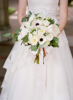 Loose White Bridal Bouquet