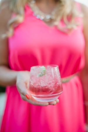 Pink Wedding Cocktail
