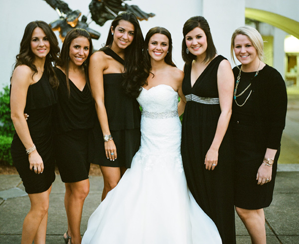 Black Bridesmaids Dresses