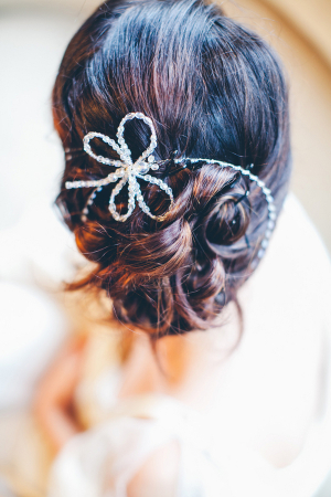Beaded Bridal Hairpiece