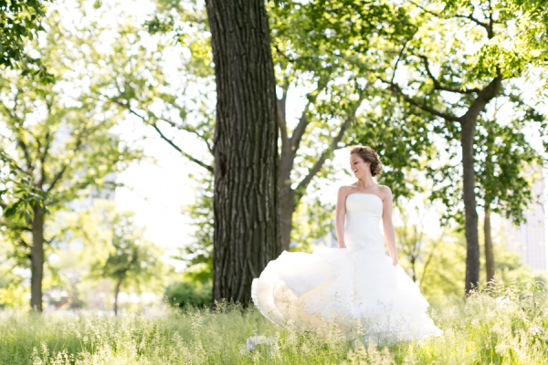 Bride in Lincoln Park
