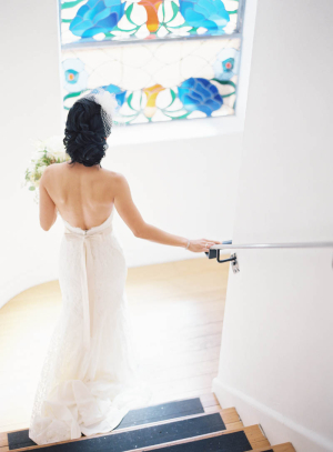 Bride on Stairs