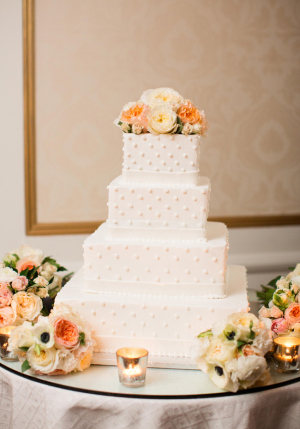 Classic Square Wedding Cake
