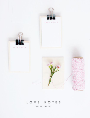 Printable Love Notes | Oh So Pretty