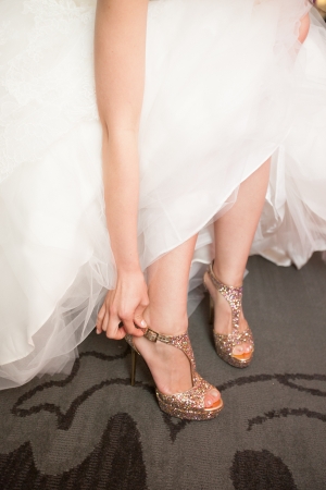 Glitter Bridal Heels