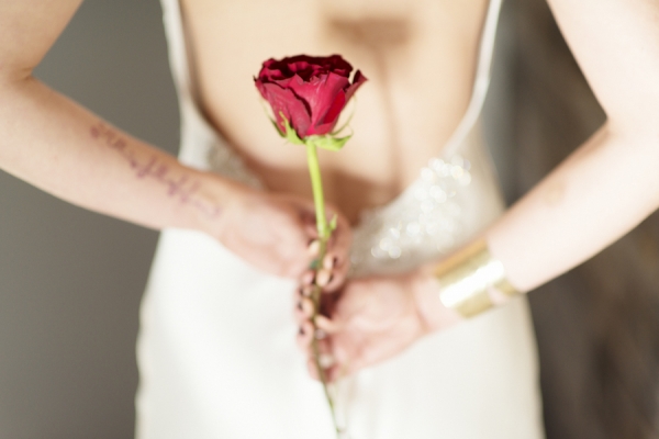 Long Stemmed Red Rose Wedding Inspiration