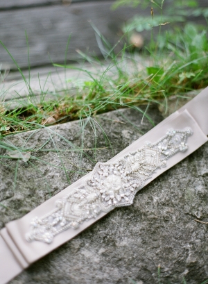 Beaded Bridal Gown Belt