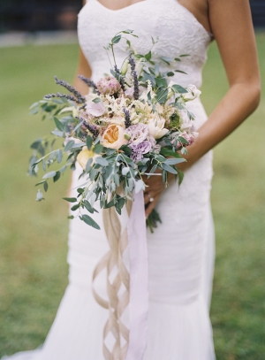 Bouquet with Hanging Ribbons
