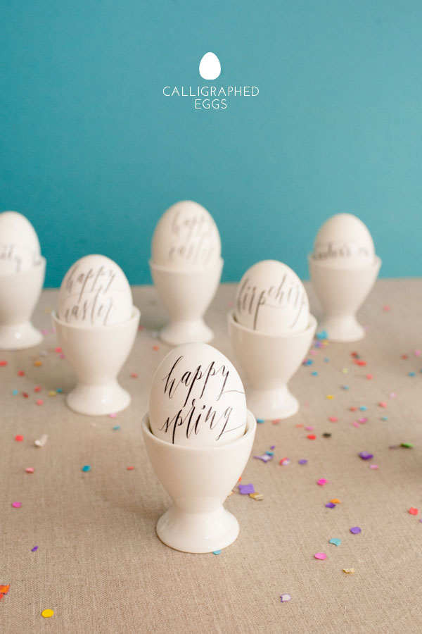 Calligraphy Eggs | Oh Happy Day
