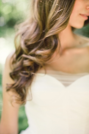 Long Loose Curls Bridal Hair Ideas