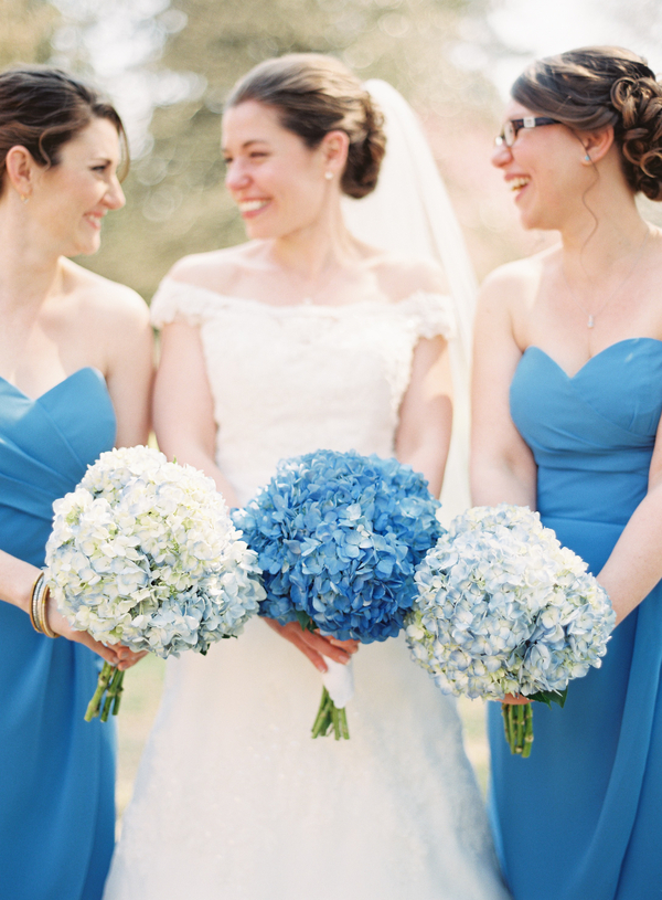 Blue Hydrangea Bouquets