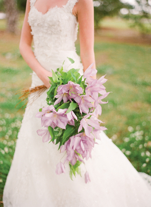 Purple Clematis Bouquet By Southern Blooms
