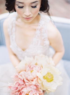 Ivory and Pink Bouquet