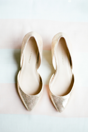 Gold Wedding Shoes