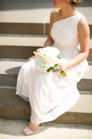 One Shoulder Amsale Bridesmaids Dress