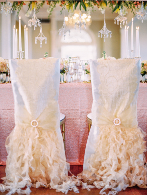 Chair Covers with Ruffles