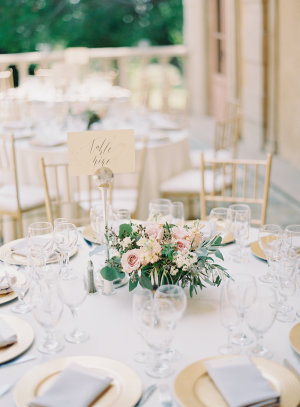 Pale Gold and Blush Reception