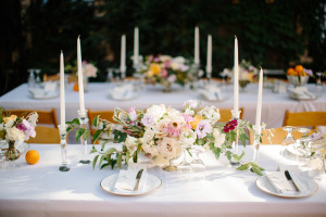 Centerpiece with Taper Candles