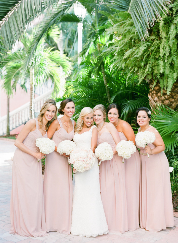 Pink Watters Bridesmaids Dresses