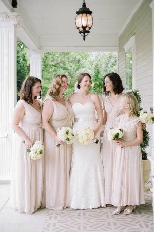 Bridesmaids in Pale Taupe