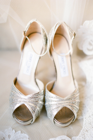 Silver Shoes by Jimmy Choo