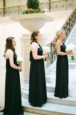 Bridesmaids in Black