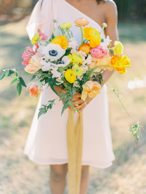 Pink and Yellow Bouquet