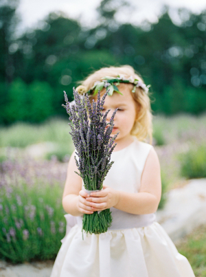 Flower Girl with Lavender