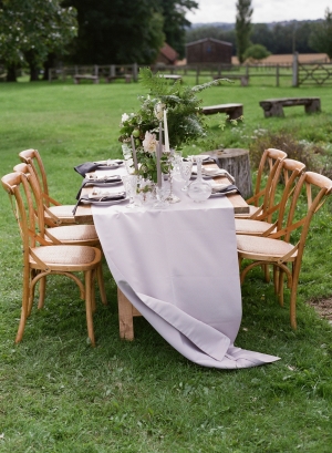 Farmhouse Table at Wedding