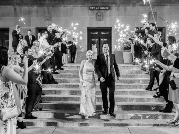 Sparkler Wedding Exit