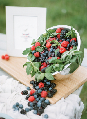 Berries at Wedding