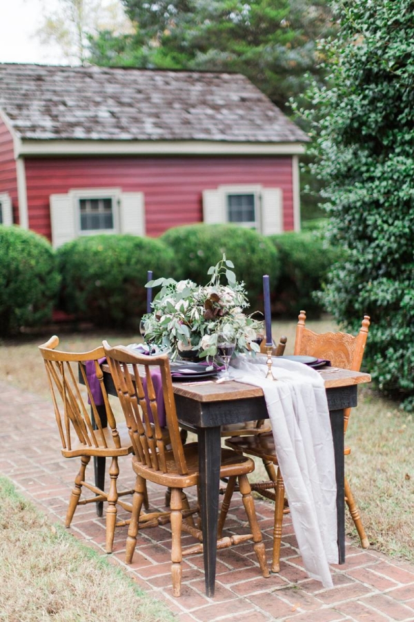 Outdoor Tabletop for Fall Wedding