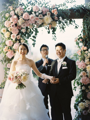 Elegant Flower Wedding Arch