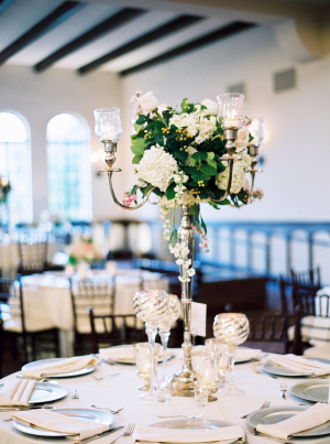 Green and Silver Centerpiece