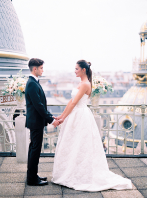 Paris Rooftop Wedding Ideas Le Secret dAudrey 9