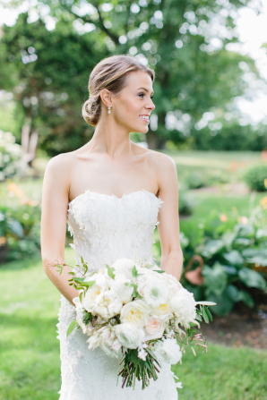 Bride in Anne Barge Gown