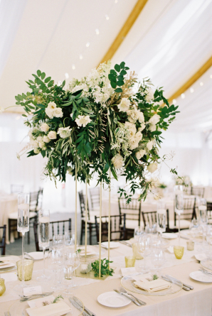 Tall Centerpiece with Greenery