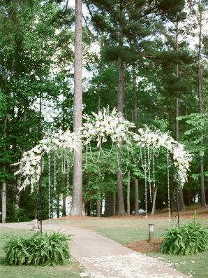 Ceremony Arch with Flowers