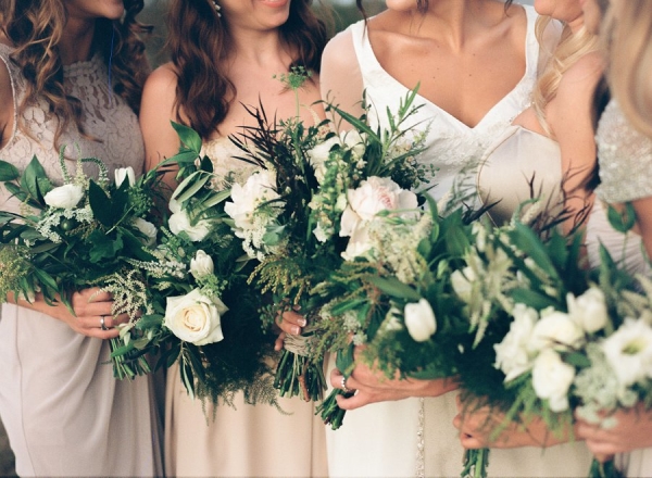 Greenery Bridesmaids Bouquets